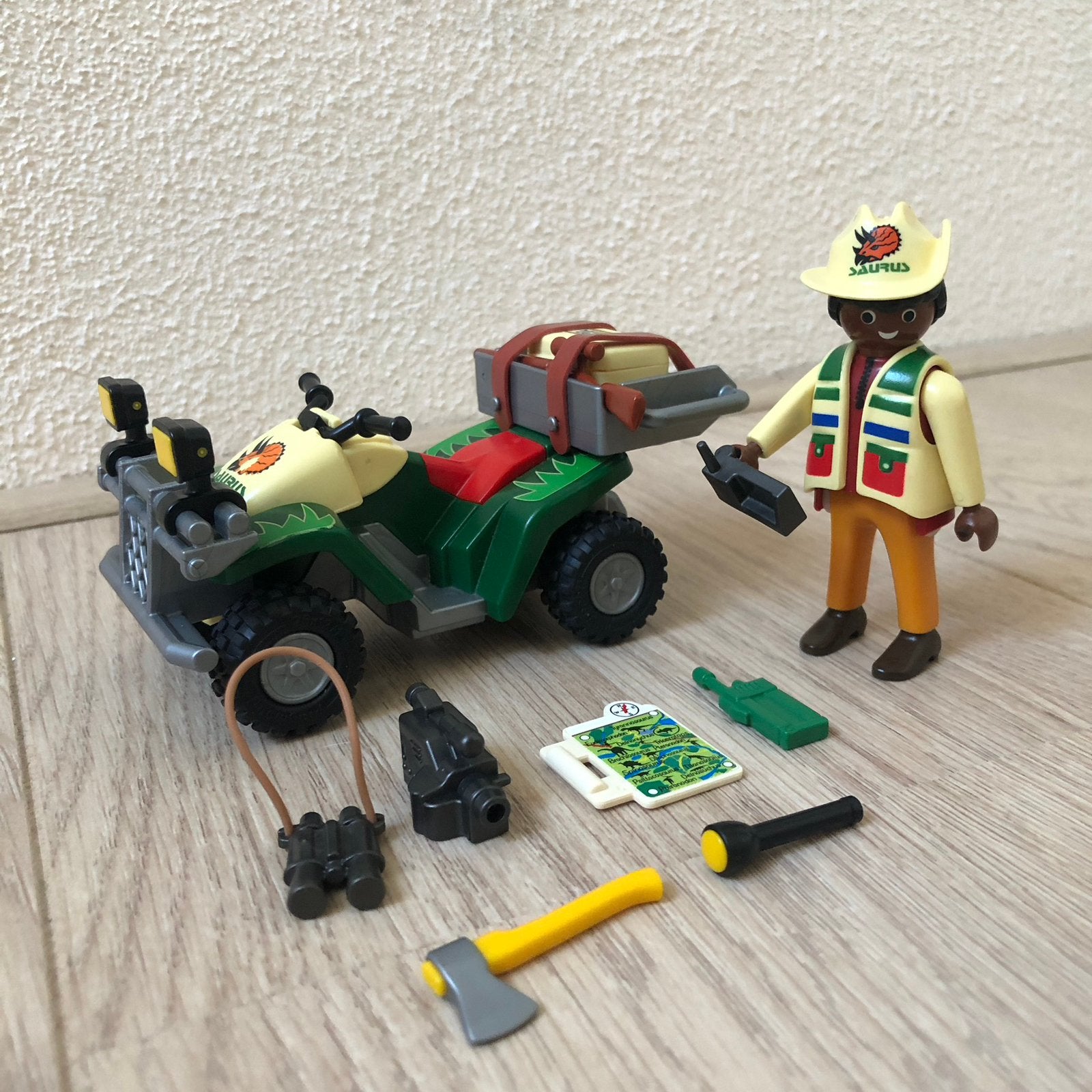 Playmobil 4176 Adventure Expeditie Safari quad compleet!, Kinderen en Baby's, Speelgoed | Playmobil, Complete set, Voertuig, Ophalen of Verzenden
