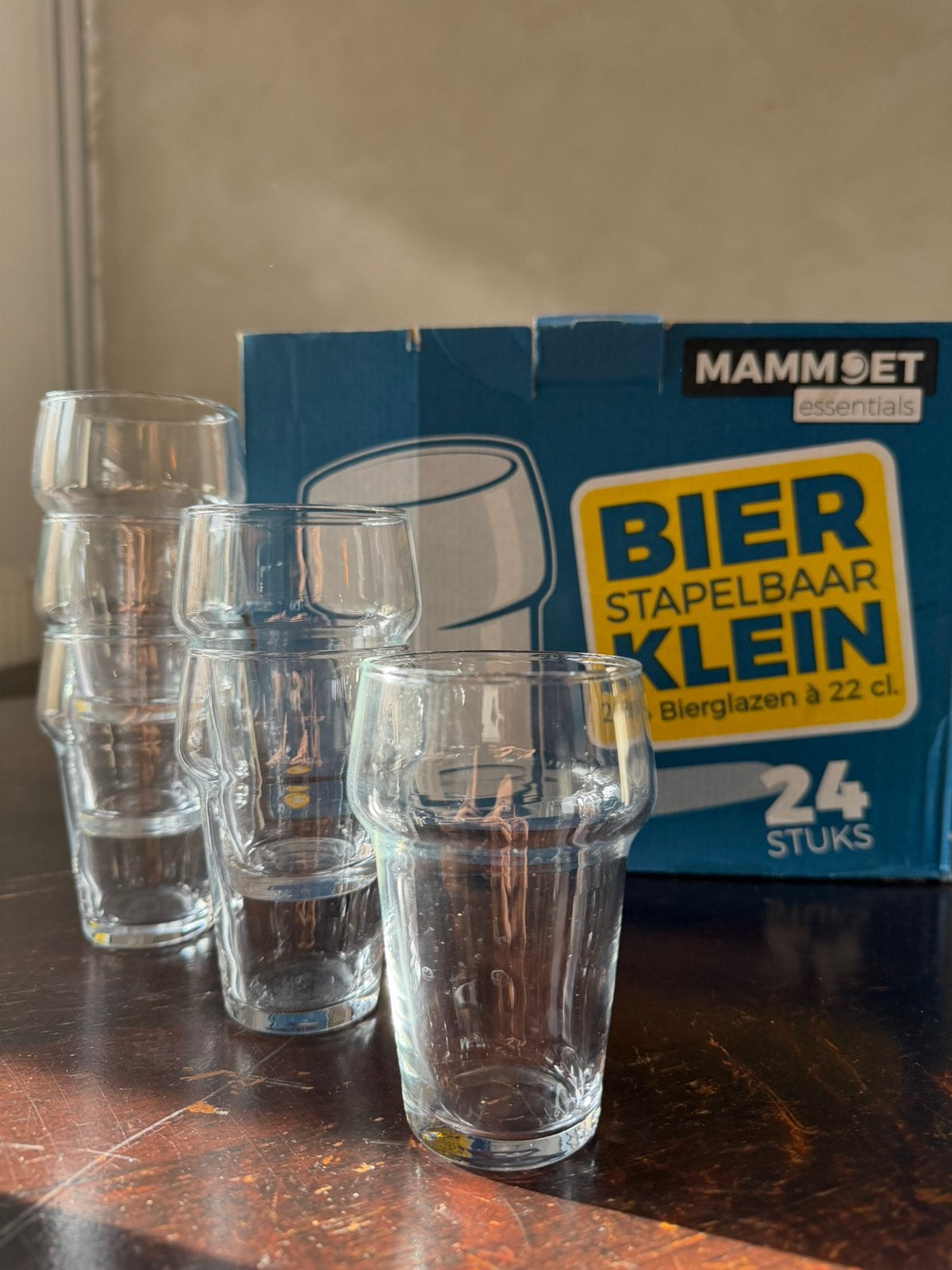 Bier glazen, Ophalen of Verzenden, Zo goed als nieuw, Bierglas