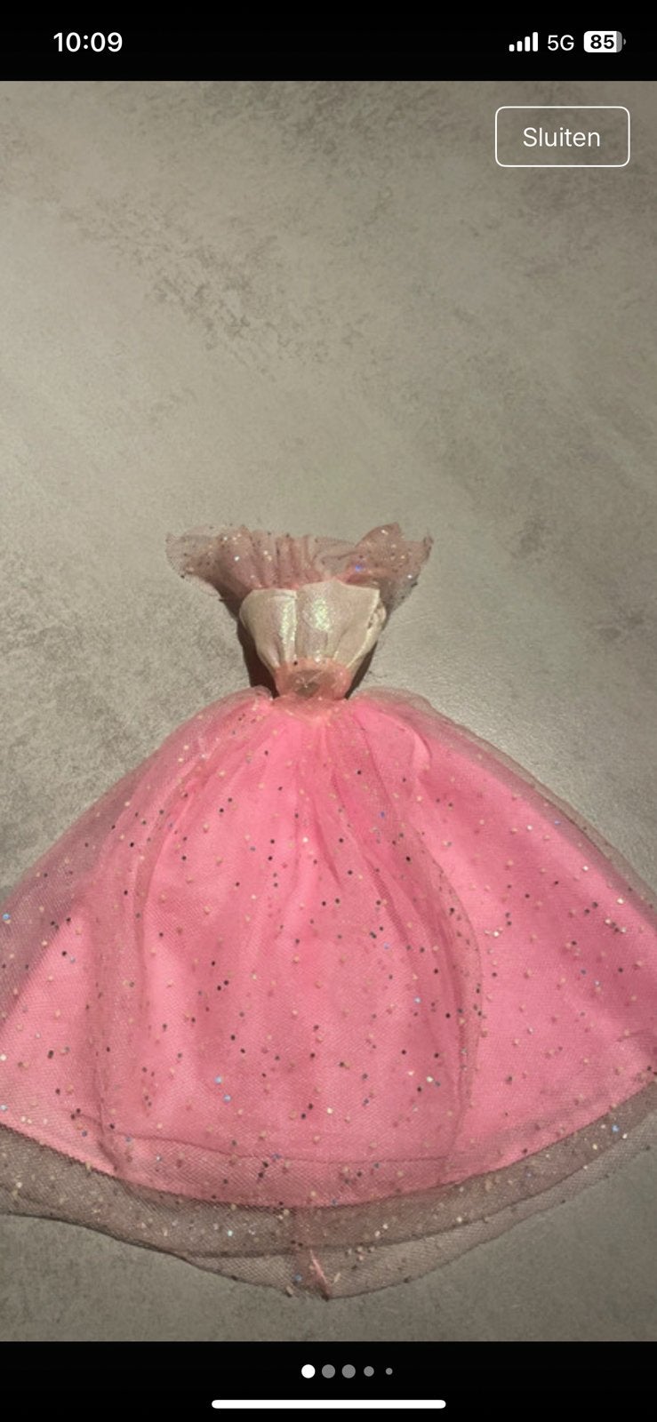 Twinkle lights barbie jurk mattel 1993, Ophalen of Verzenden, Zo goed als nieuw, Kleertjes