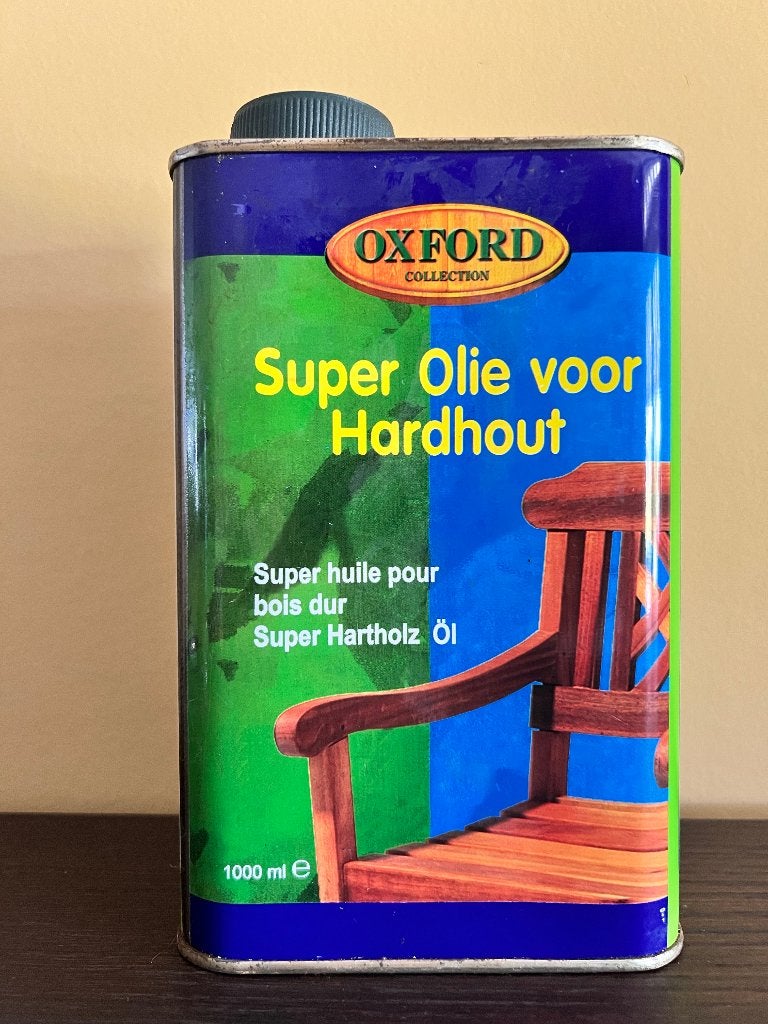 Blik super olie voor hardhout van Oxford collection, Ophalen, Gebruikt, Beits