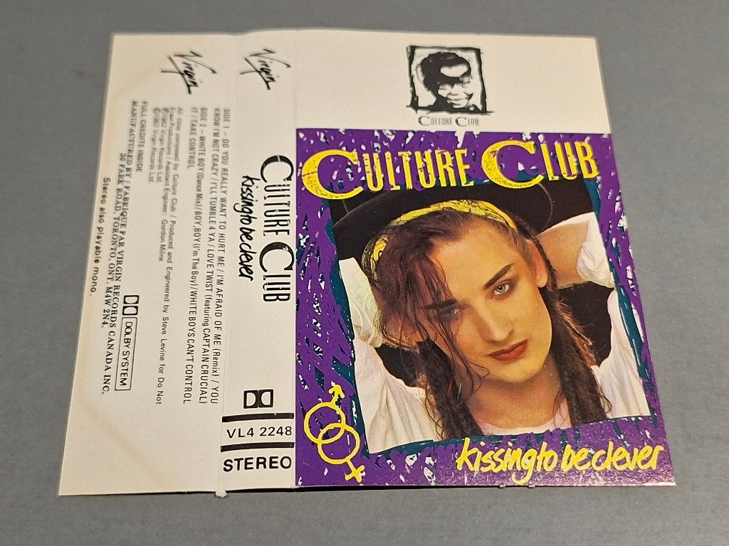 CULTURE CLUB - KISSING TO BE CLEVER (MC), 1 bandje, Ophalen of Verzenden, Zo goed als nieuw, Origineel