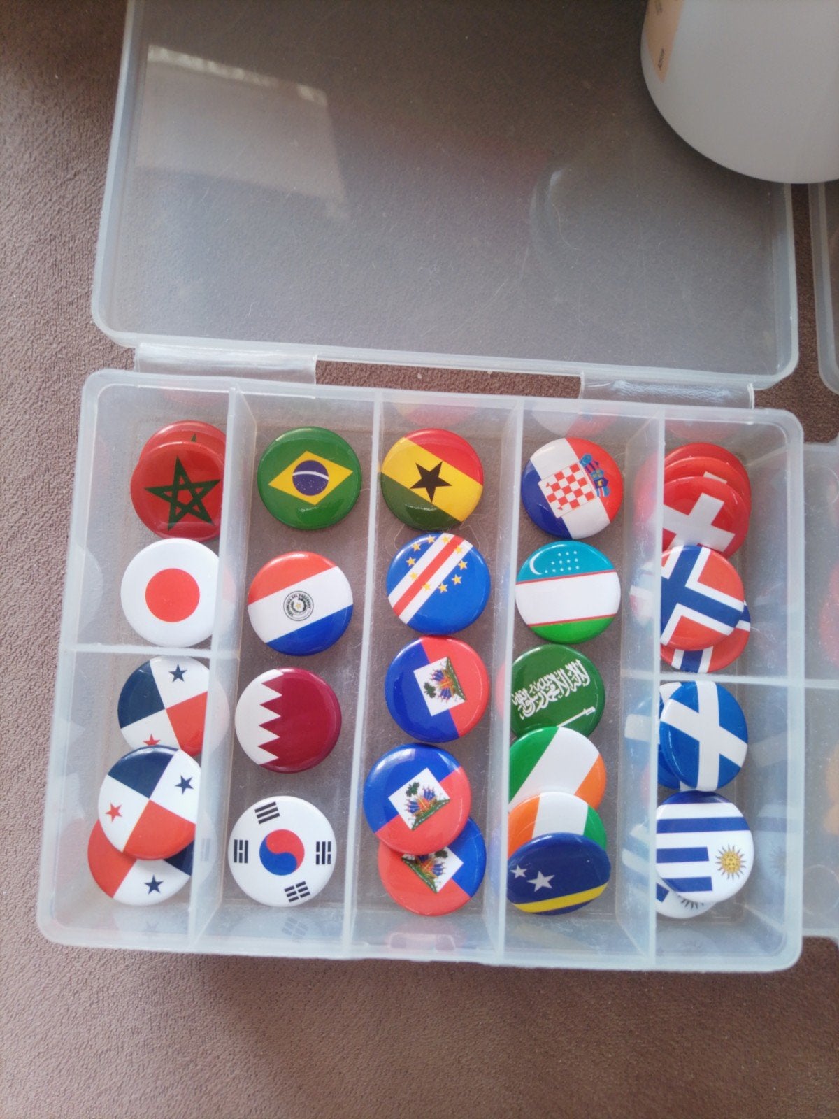 Dekamarkt WK Buttons - Landenvlaggen Collectie, Ophalen of Verzenden, Nieuw, Sport, Button