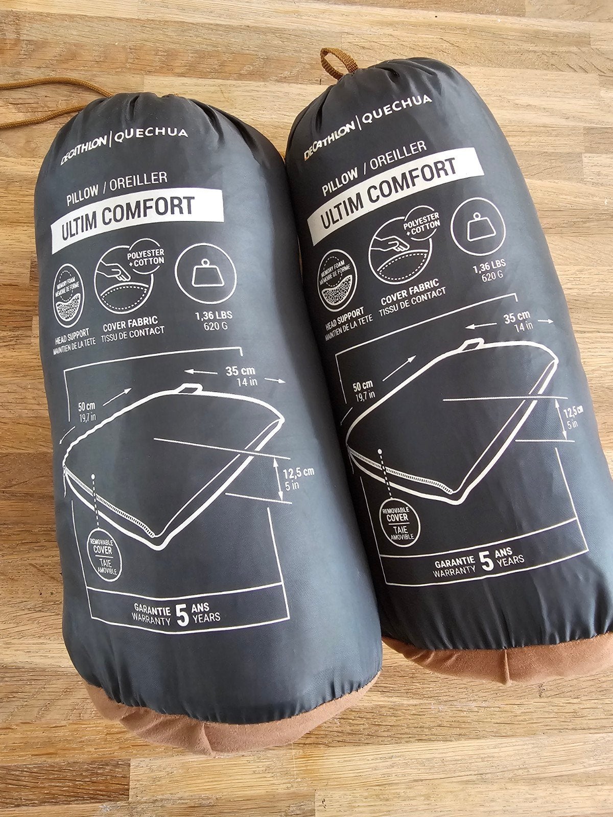 Compact kampeerkussens - Ultim Comfort (Decathlon Quechua), Ophalen of Verzenden, Zo goed als nieuw