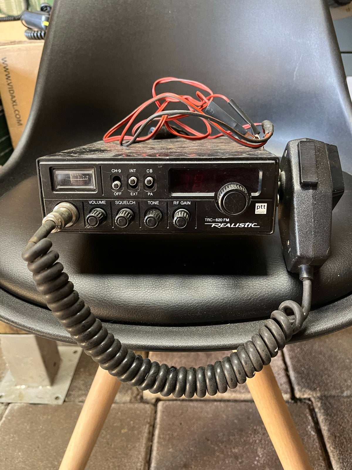 Realistic TRC-620 FM 27 MC 22 Kanalen CB Radio, Telecommunicatie, Ophalen, Gebruikt, Zender en Ontvanger
