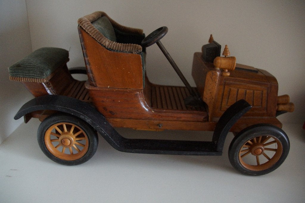 antieke houten auto, Ophalen of Verzenden