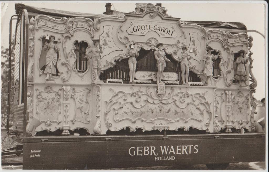 draaiorgel pierement gebr. waerts assendelft grote gavioli, Ophalen of Verzenden, 1940 tot 1960, Ongelopen, Muziek