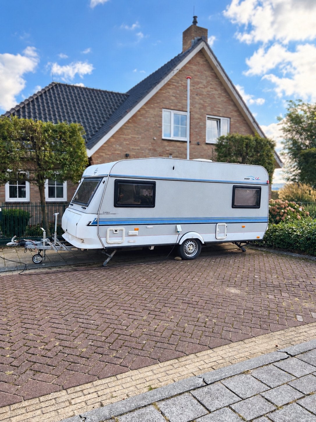 Hobby Classic 470 |voortent + luifel |sfeervol & ruim, Caravans en Kamperen, Rondzit, Hobby, Particulier, Luifel