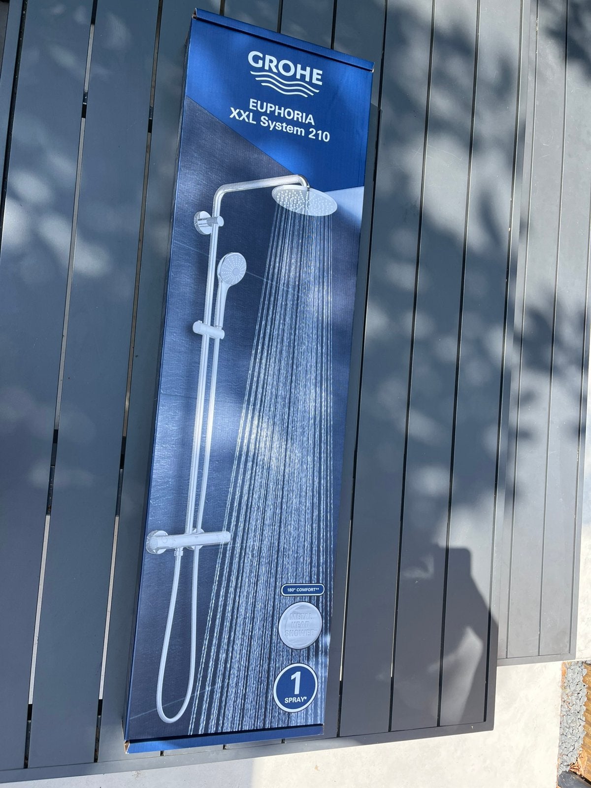 Grohe Euphoria XXL syteem 210, nieuw, glanzend chroom, Ophalen of Verzenden, Nieuw, Chroom, Douche