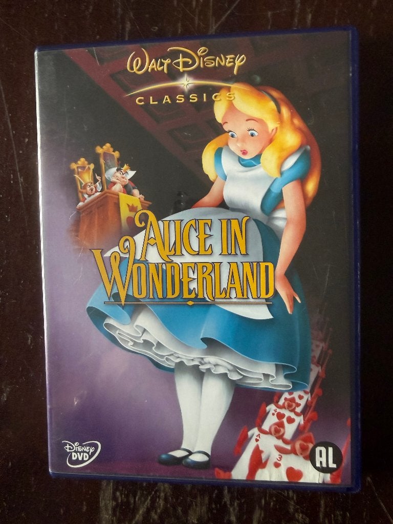 Walt Disney Alice in Wonderland DVD, Cd's en Dvd's, Dvd's | Tekenfilms en Animatie, Europees, Tekenfilm, Alle leeftijden, Ophalen of Verzenden