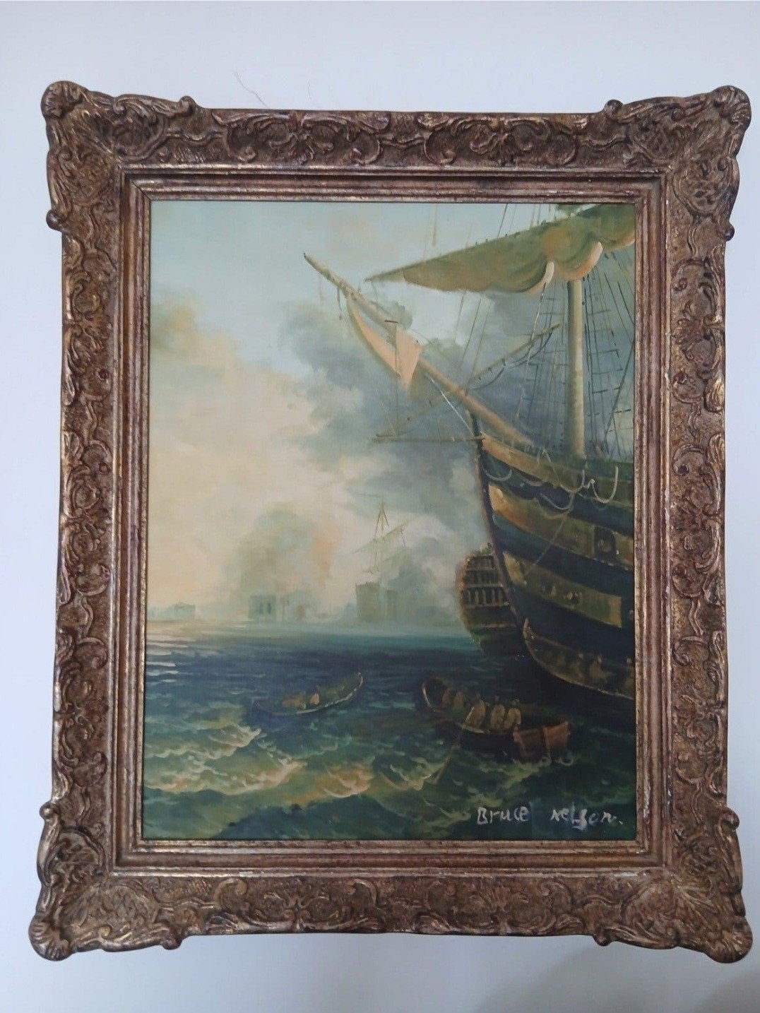VOC schip zeeslag, Ophalen of Verzenden
