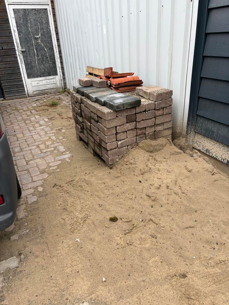 Gratis, Tuin en Terras, Tegels en Klinkers, Ophalen, Gebruikt, Klinkers, Minder dan 5 m²