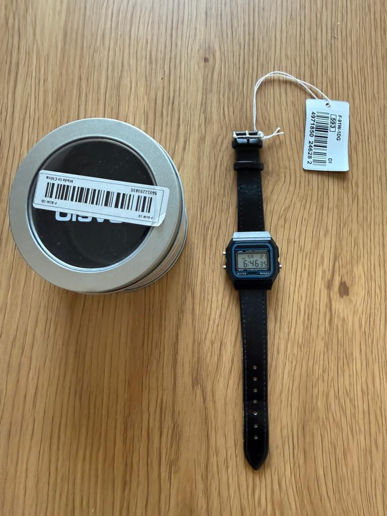Retro CASIO horloge izgs - origineel, Ophalen of Verzenden, Zo goed als nieuw, Staal, Casio