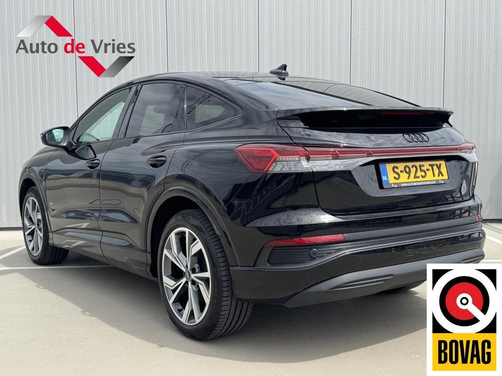 Audi Q4 Sportback e-tron 40 Advanced edition 77 kWh|NL-Auto, Auto's, Audi, Automaat, Gebruikt, Zwart, 38 min