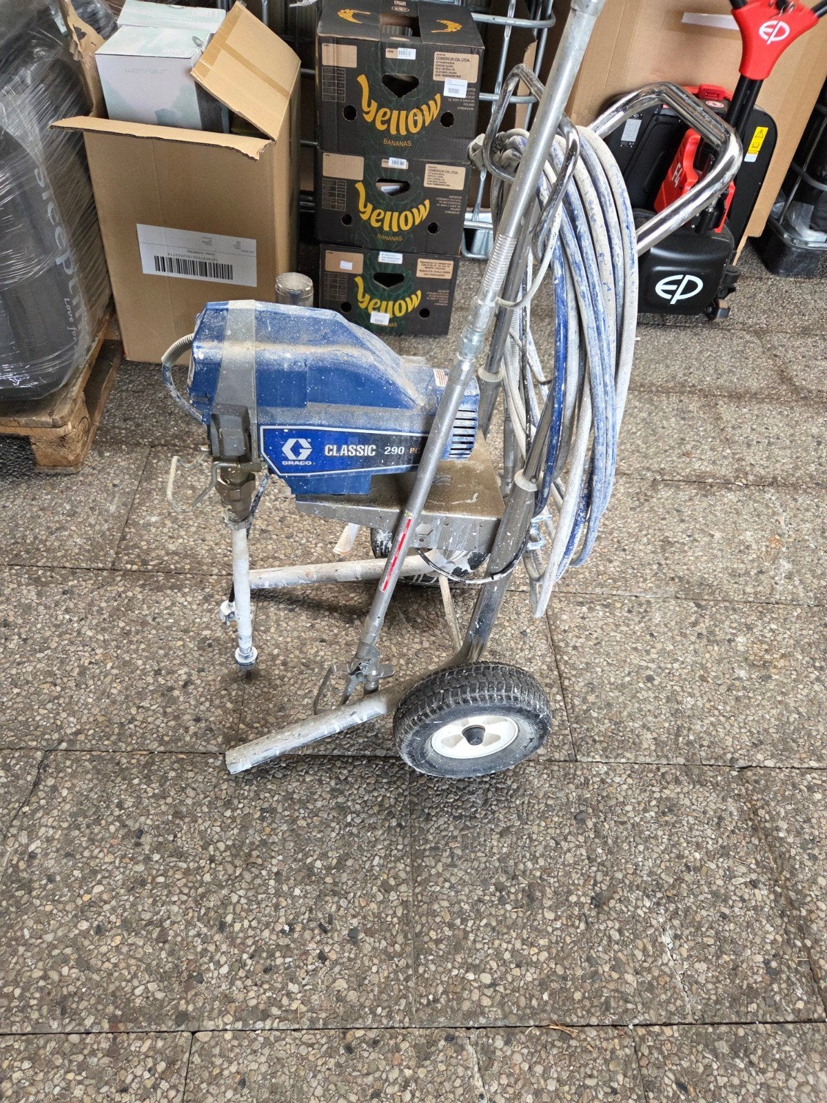 Graco Classic 290 PC Verfspuit - Gebruikt, Doe-het-zelf en Verbouw, Schildersmaterialen, Ophalen of Verzenden, Gebruikt, Verfspuit of Verfpomp