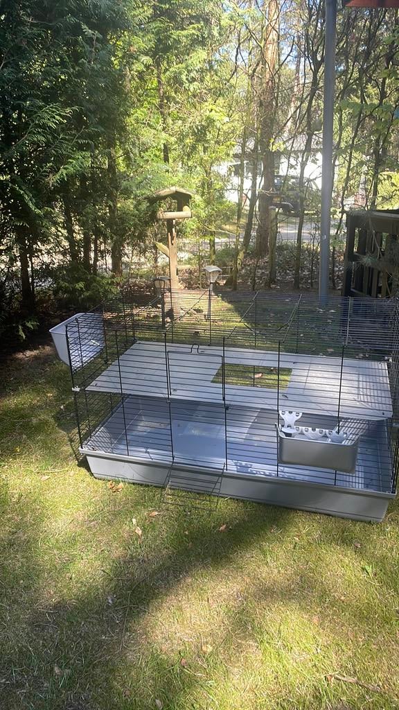 Konijnen/cavia kooi, Dieren en Toebehoren, Kooi, Gebruikt, Konijn, 75 tot 110 cm