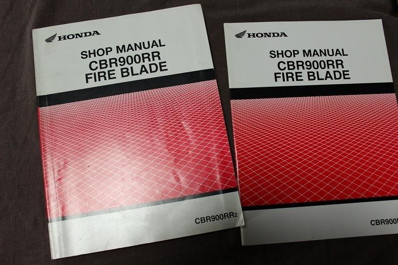 Honda CBR900 RR Fireblade 2001/ 2002 motorcycle shop manual, Ophalen of Verzenden, Honda