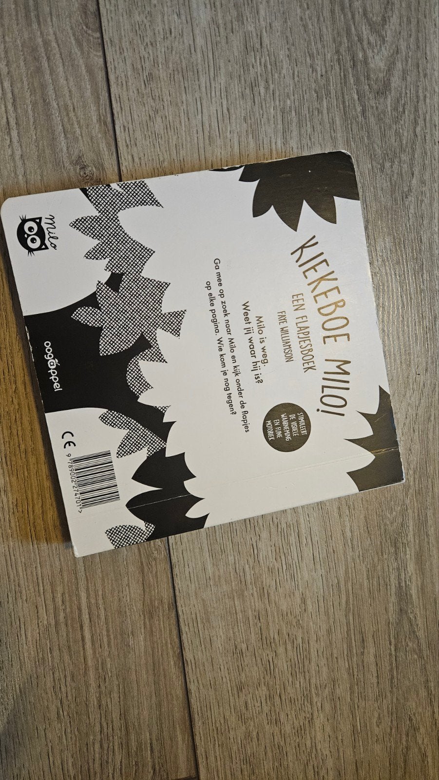 Kiekeboe Milo! Een flappesboek - Frie Willemsyn, Boeken, Frie Willemsyn, Ophalen of Verzenden, Uitklap-, Voel- of Ontdekboek, 0 tot 6 maanden