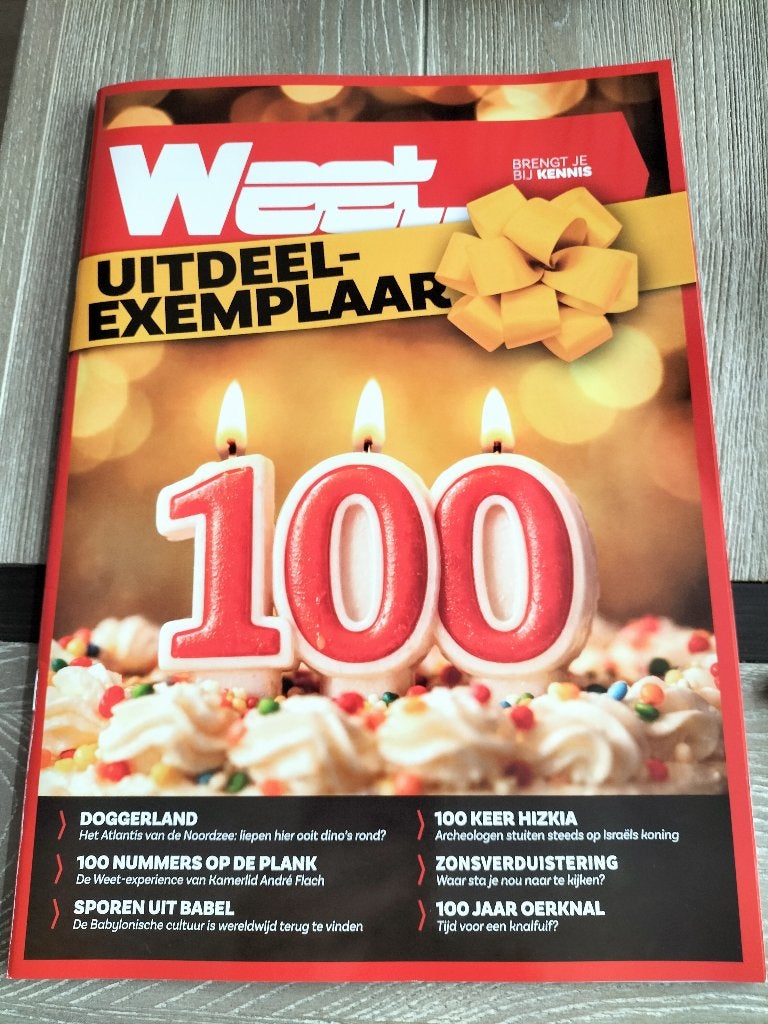 Weet Magazine Jubileum Exemplaar - 100e Nummer, Ophalen of Verzenden, Nieuw, Wetenschap en Natuur