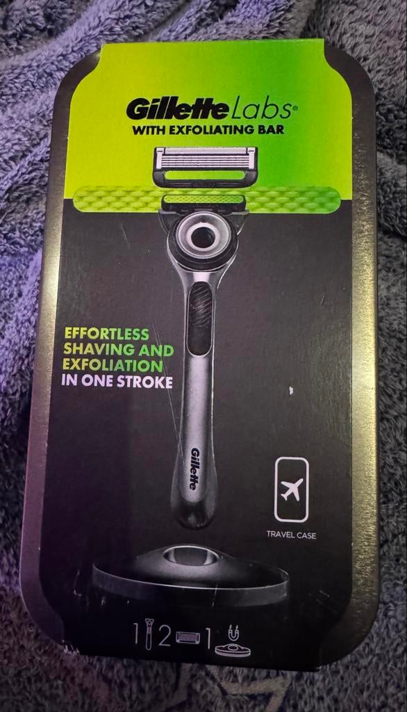 Gillette Labs Scheermes met Exfoliërende Strip + 2 Mesjes, Ophalen of Verzenden, Nieuw, Overige typen