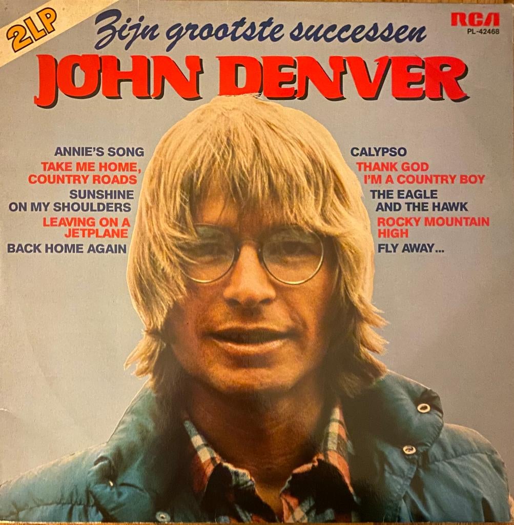 John Denver 2LP Zijn grootste successen, Ophalen of Verzenden, Zo goed als nieuw, 12 inch