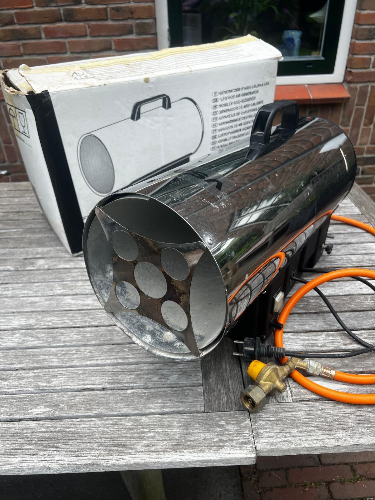 Desa heteluchtcanon heater tupe 30 R KW, Tuin en Terras, Ophalen, Gebruikt, Gas, Vloer