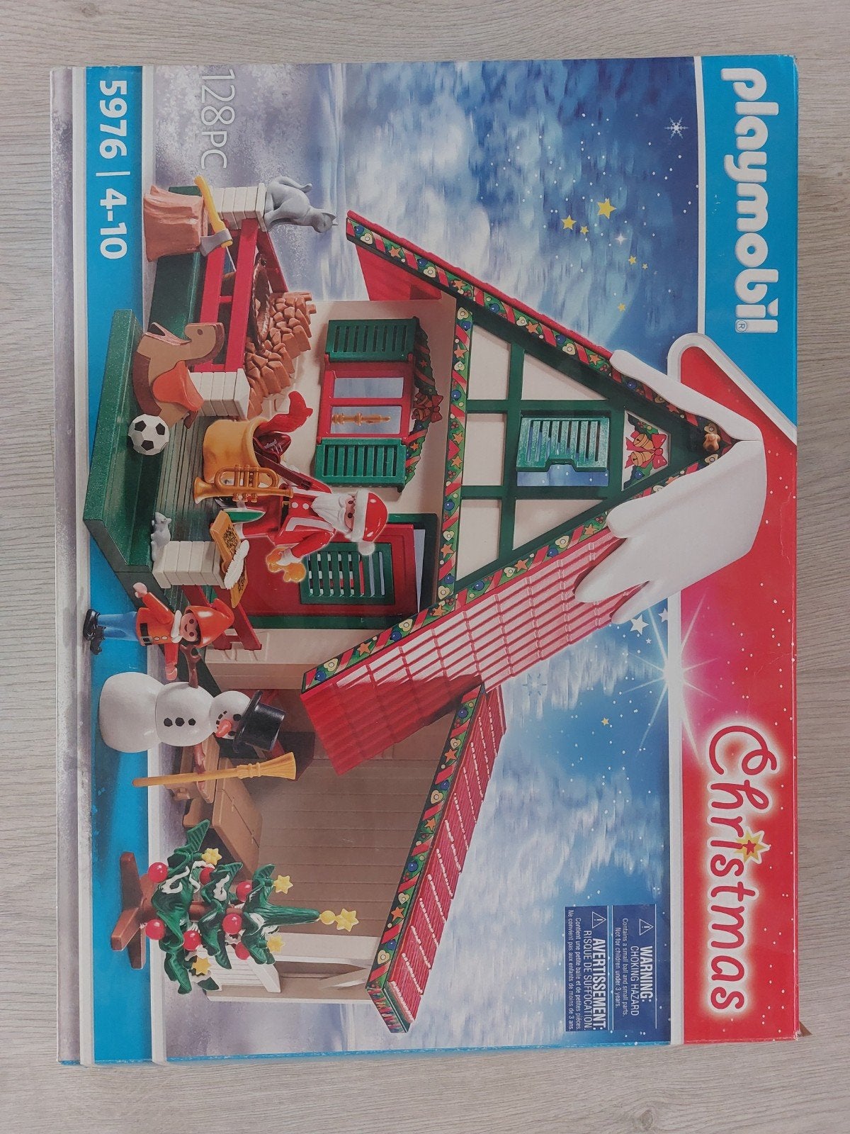 Playmobil Thuis bij de Kerstman (set 5976), Kinderen en Baby's, Speelgoed | Playmobil, Ophalen, Gebouw, Complete set, Zo goed als nieuw