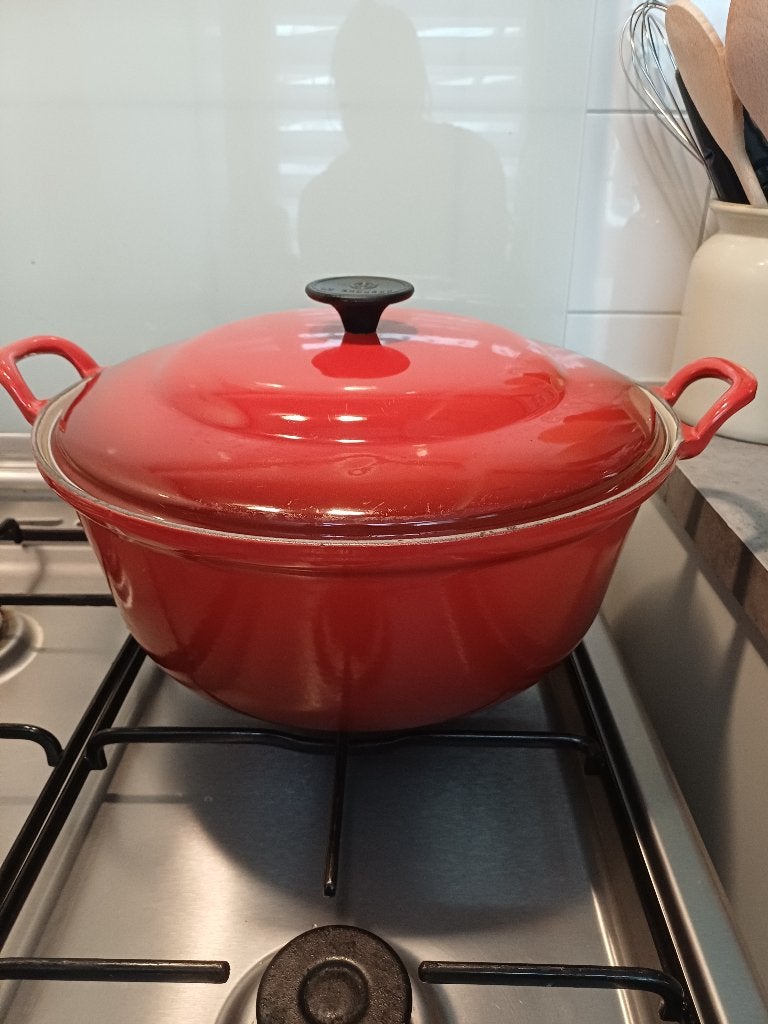 Braadpan Le Creuset, Ophalen, Gebruikt, Met deksel, Le Creuset