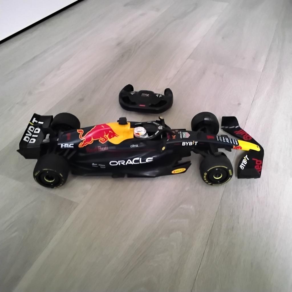 Afstandbestuurbare Max Verstappen F1 auto, Verzamelen, Ophalen of Verzenden, Zo goed als nieuw, Formule 1