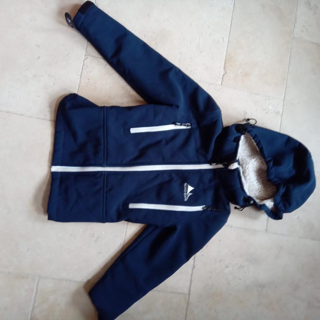 Trollkids jas blauw, Gebruikt, Jongen of Meisje, Trollkids, Ophalen of Verzenden