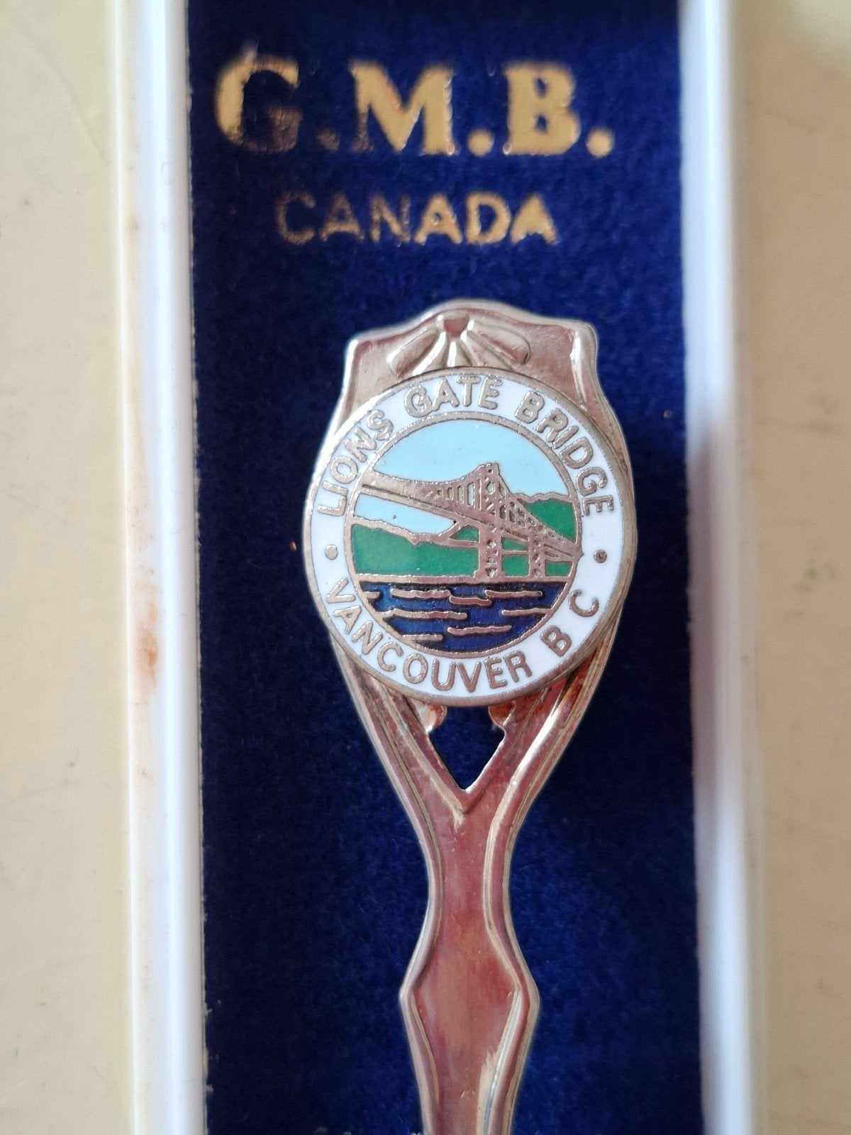 Verzameltheelepeltje Vancouver Gate Bridge Canada, Ophalen of Verzenden, Zo goed als nieuw