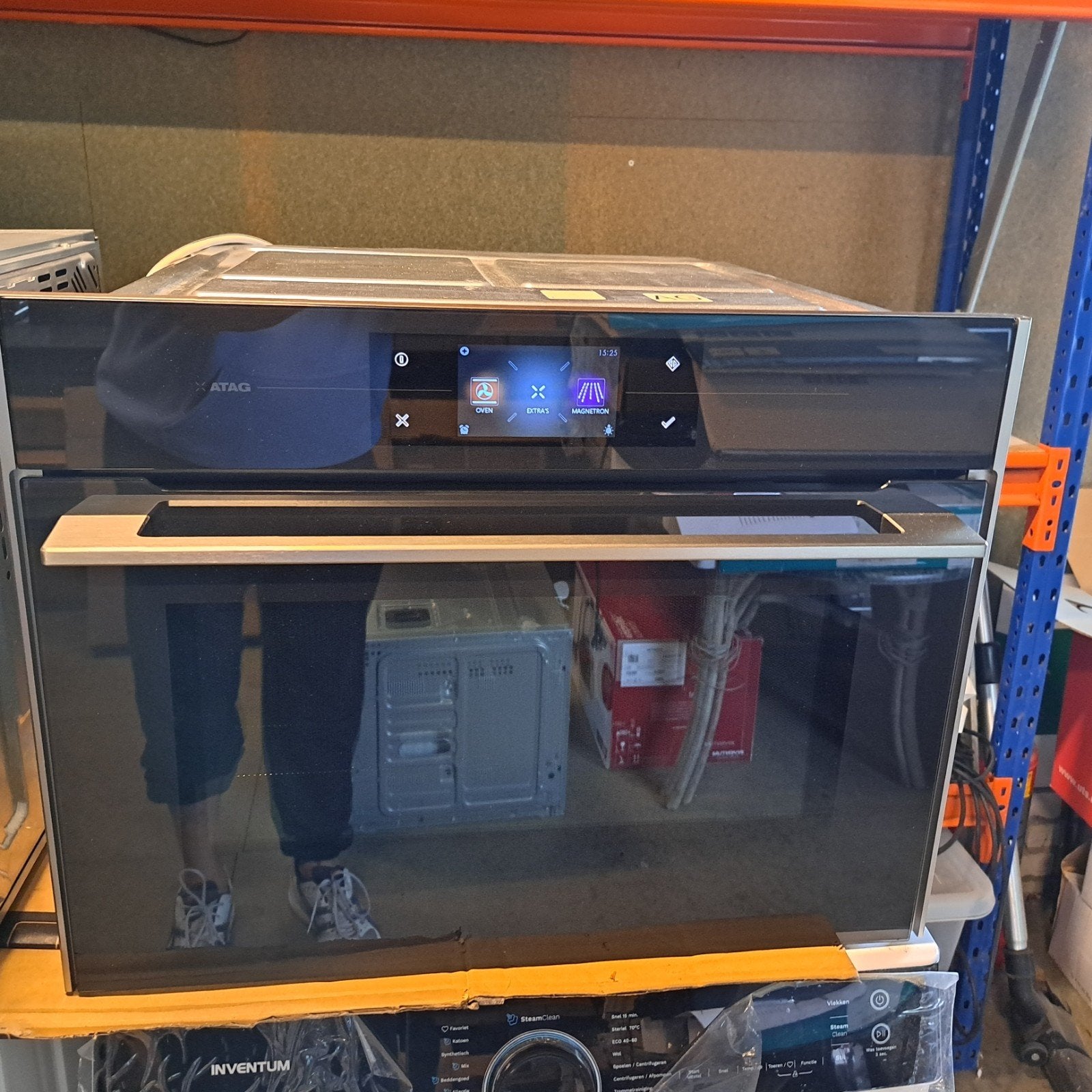 Schitterende ATAG CX4574M 50L combi OVEN uit de MAGNA-LIJN!!, Witgoed en Apparatuur, Ophalen, Combimagnetron, Zo goed als nieuw