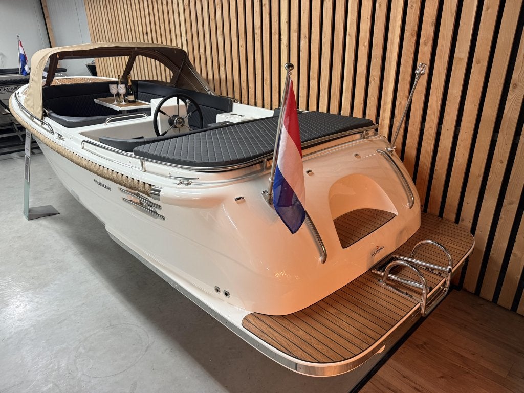 NwStaat! PRIMEUR 610 EXCLUSIVE '30PK SUZUKI' OPTIES! 615 620, Watersport en Boten, Tender, 0 cm, Primeur, 2 m