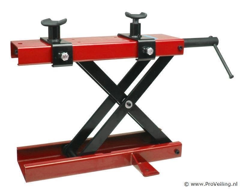 Online Veiling: Motorfiets lifter/ hefplatform  Max. 500 kg, Nieuw