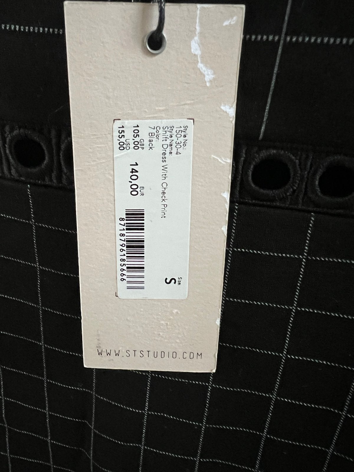 Nieuw Supertrash jurkje met ruitprint, Kleding | Dames, Zwart, Nieuw, Ophalen of Verzenden, Maat 36 (S)