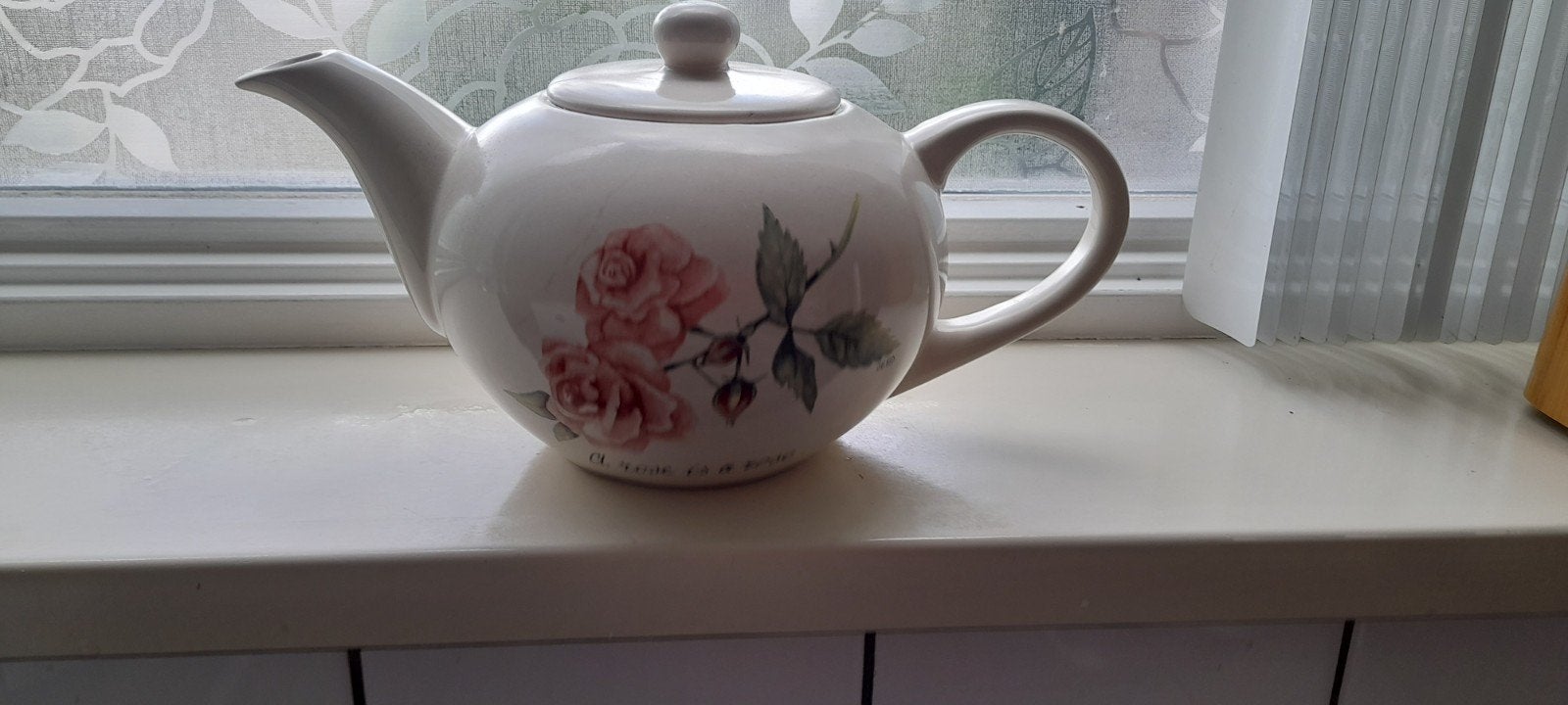 Jet Ter Steege servies: theepot, melkkan, suiker kopjes, Gebruikt, Keramiek, Ophalen of Verzenden, Overige stijlen
