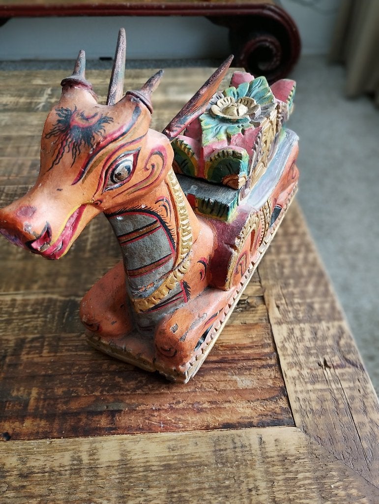 Indonesische Balinese tempel offer box mythisch wezen, Ophalen of Verzenden