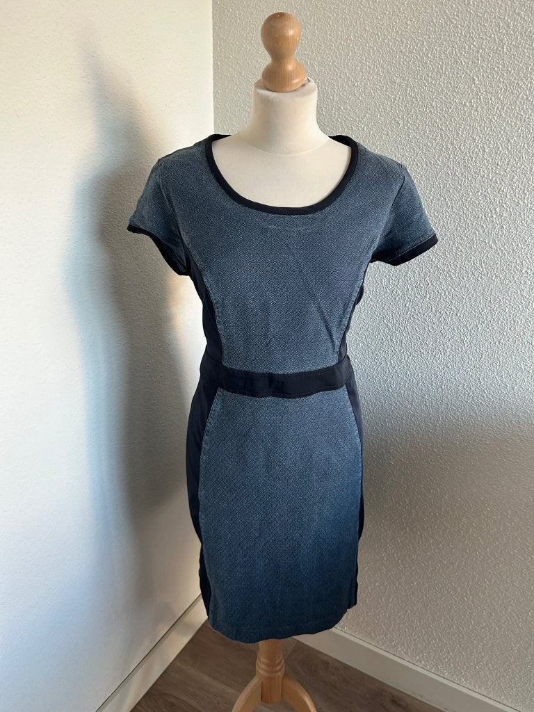 Voodoo Vixen maat 46 blauwe spijker denim jeans jurk 2892