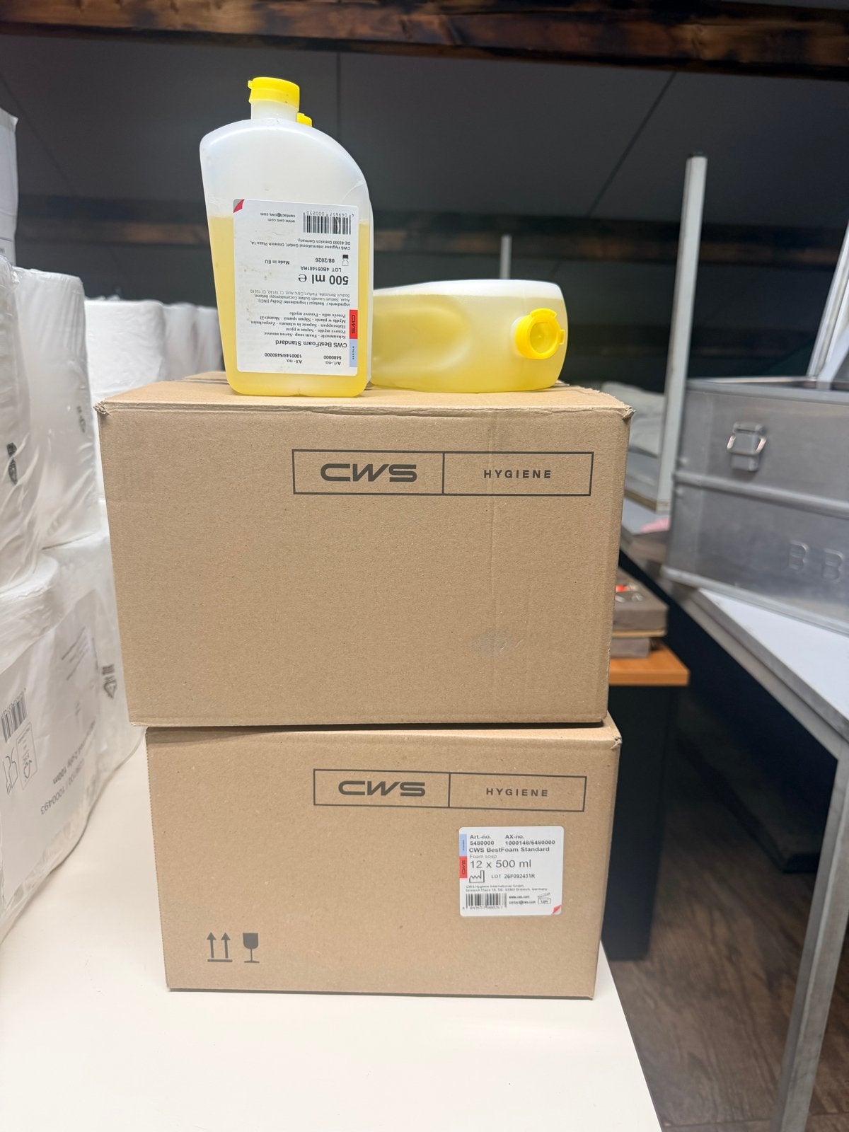 CWS BestFoam Standard Zeepdispenser Navulling (12x 500ml), Ophalen of Verzenden, Overige typen