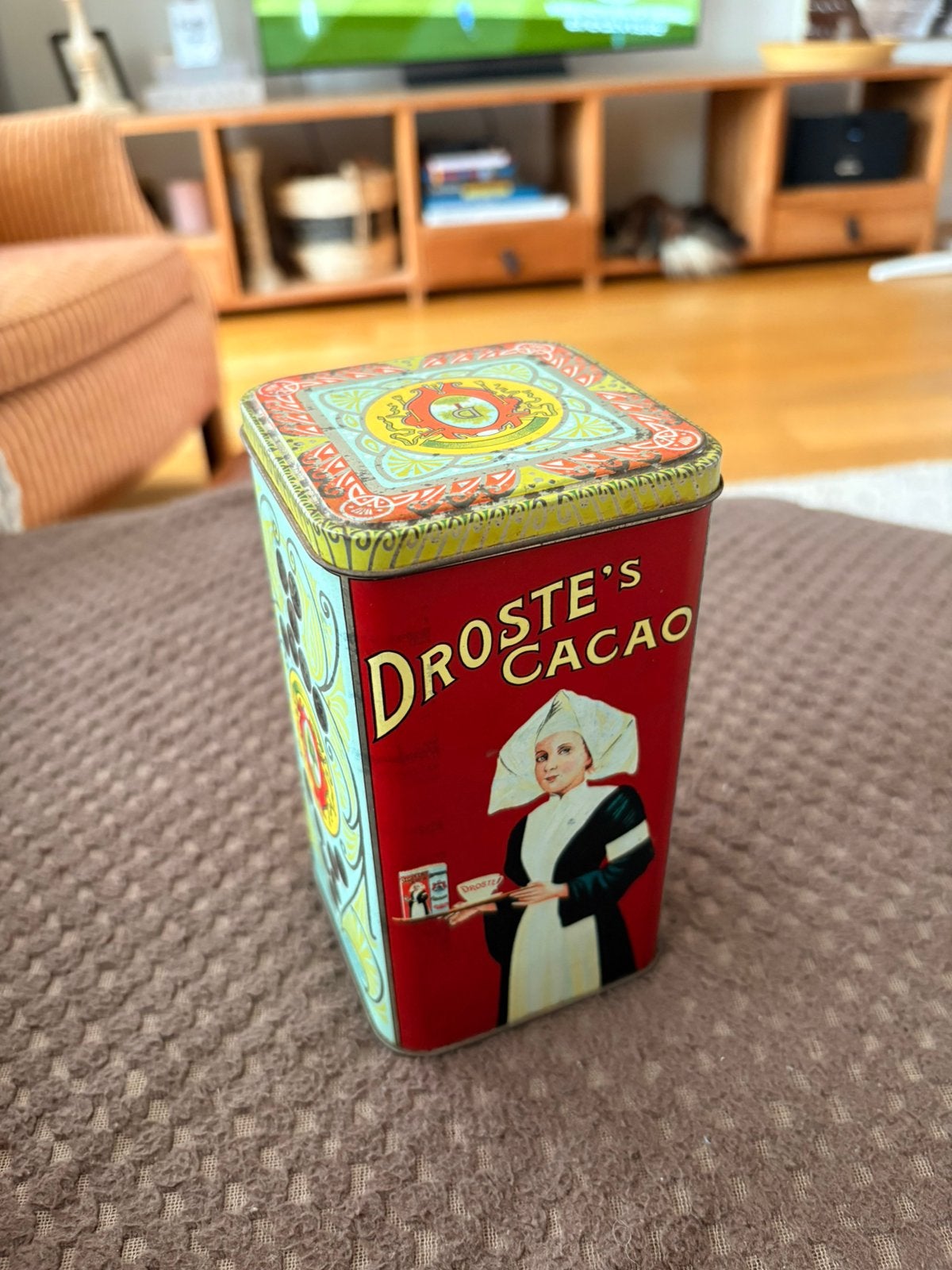 Droste blik, Verzamelen, Blikken, Ophalen of Verzenden, Gebruikt, Overige, Droste