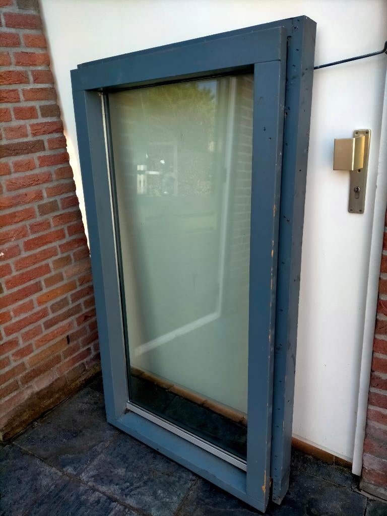 raamkozijn met HR++ glas, Ophalen, Gevelraam of Ruit, Gebruikt, Minder dan 80 cm