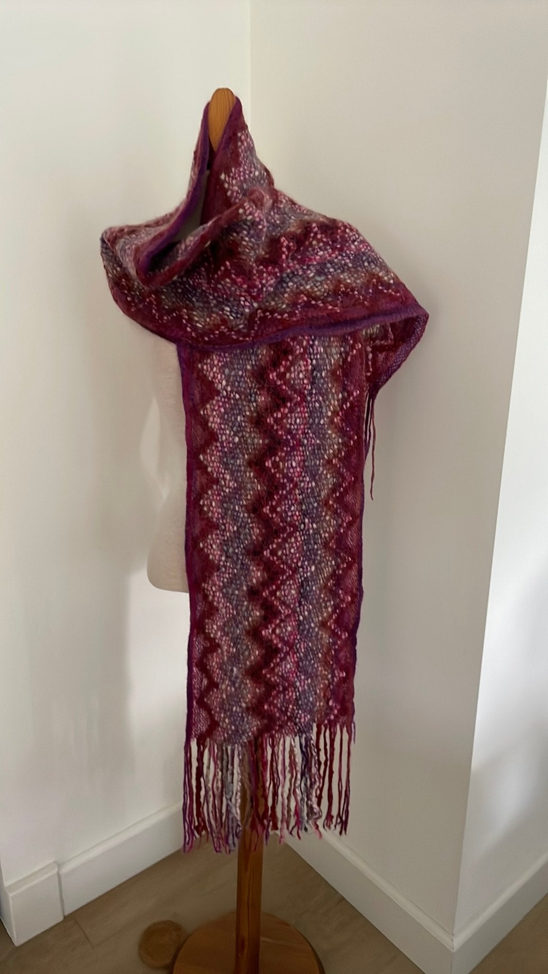 “Wollen” sjaal van Missoni, Verzenden, Gedragen, Sjaal