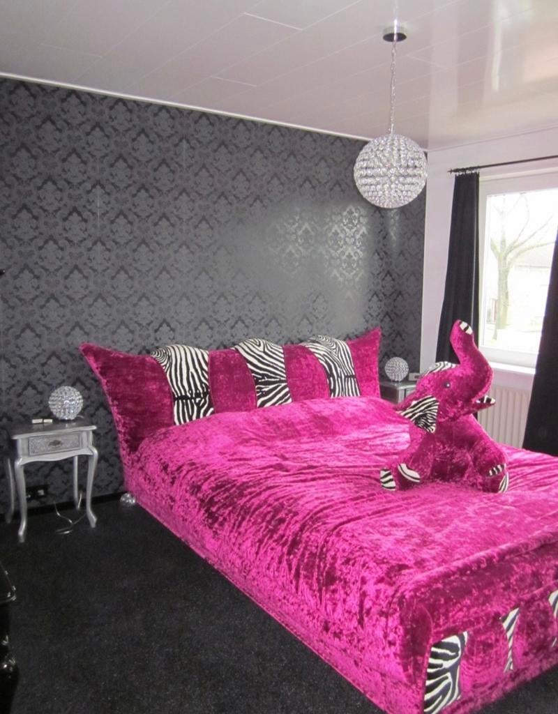 Bretz Bed Lits-Jumeaux - Luxe Tweepersoonsbed, Ophalen, Gebruikt, Luxe, Modern, Opvallend, Overige kleuren
