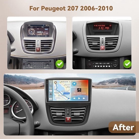 Android Autoradio Peugeot 207 – Multimedia Systeem, Corvance B.V., Verzenden, Nieuw, Corvancebol@gmail.com
