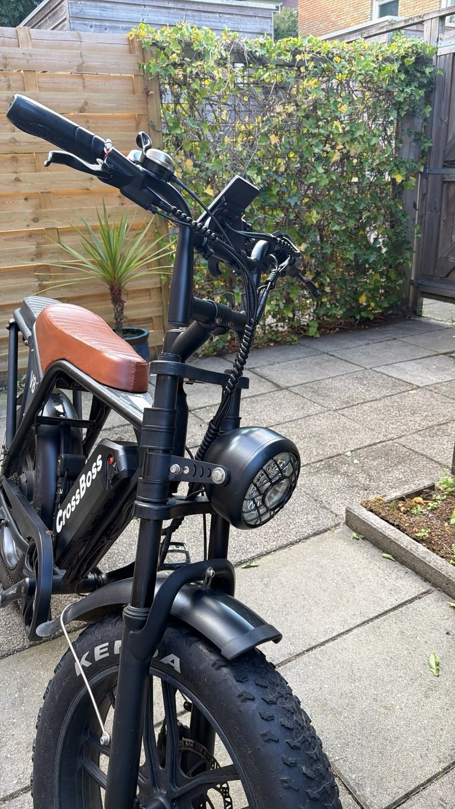 CrossBoss V8 E-bike - Fatbike met lange zadel, 59 cm of meer, Ophalen, Gebruikt, Overige merken