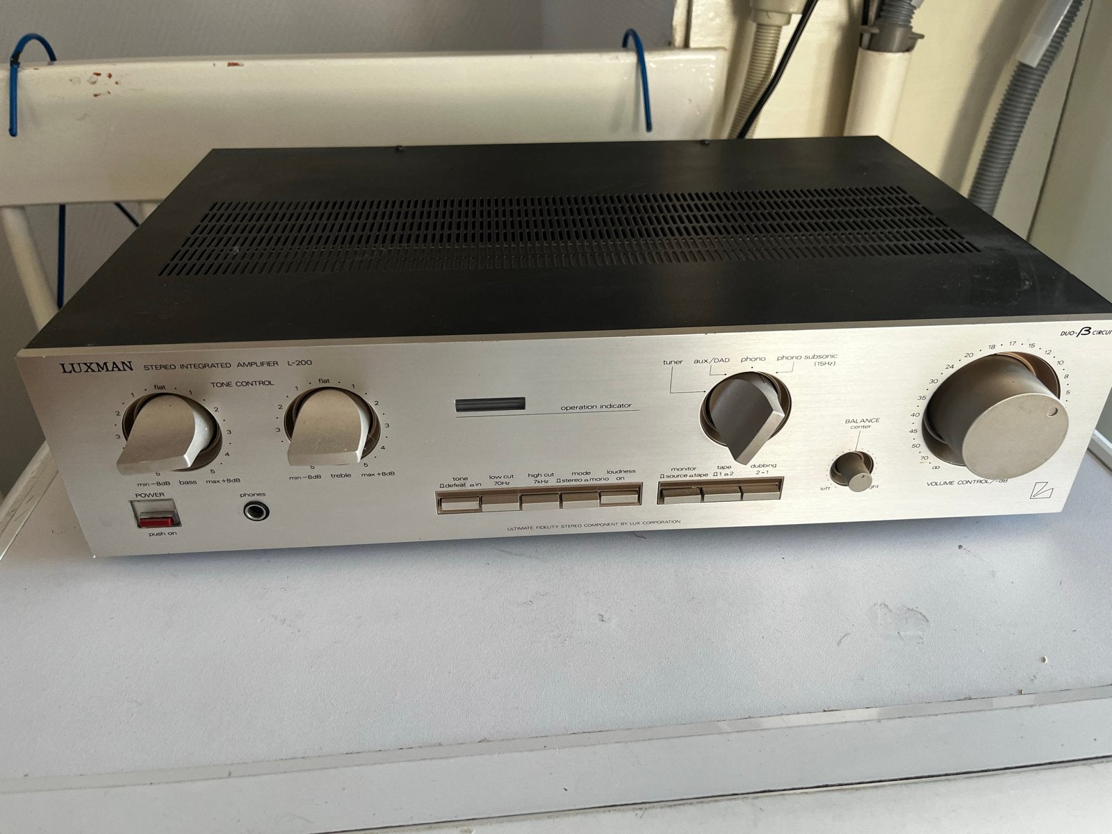 Luxman L-200 Geïntegreerde Versterker - Vintage Audio, Audio, Tv en Foto, Versterkers en Receivers, Gebruikt, Ophalen, Overige merken