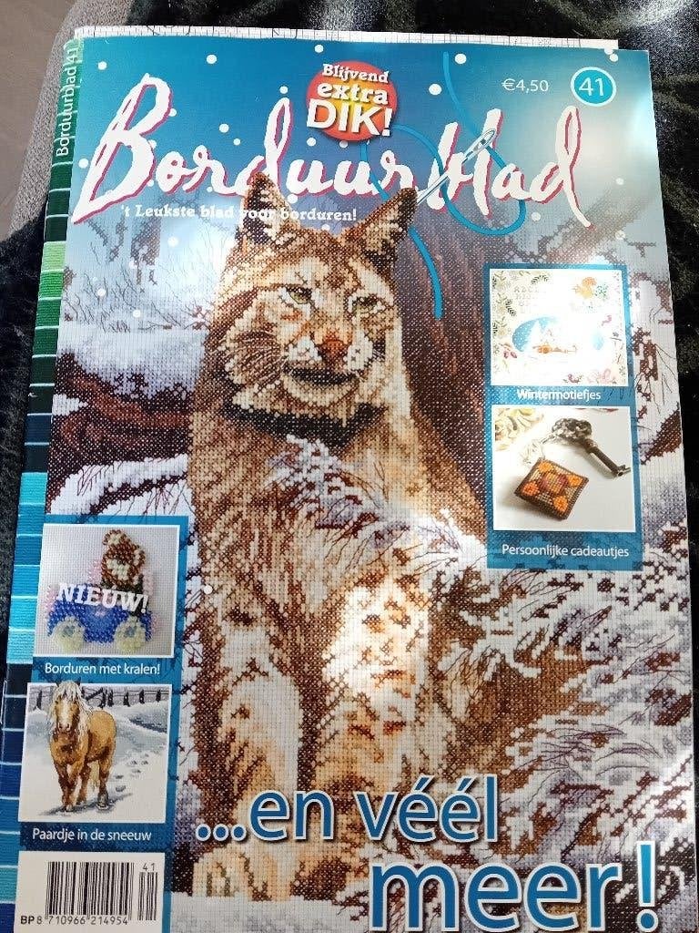 Borduurblad nr. 41, Hobby en Vrije tijd, Borduren en Borduurmachines, Ophalen of Verzenden, Zo goed als nieuw, Patroon