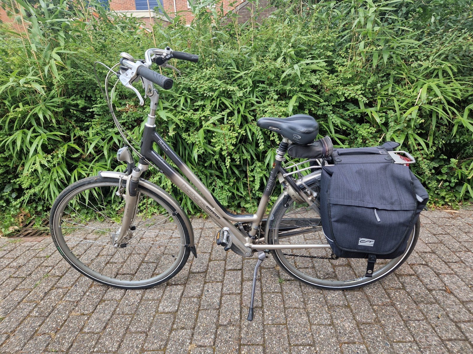 Koga Miyata damesfiets met versnellingen en fietstassen, Velgrem, Versnellingen, Ophalen, Overige merken