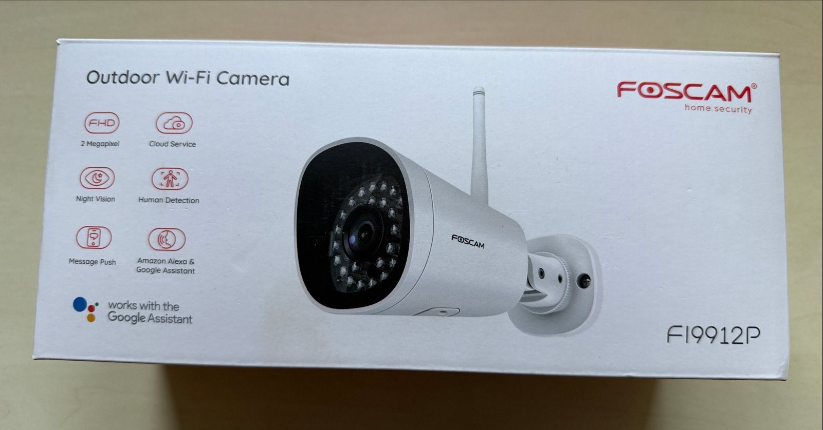 Foscam FI9912P Outdoor Wi-Fi Camera - Nieuw en Ongebruikt, Audio, Tv en Foto, Ophalen of Verzenden, Nieuw, Buitencamera