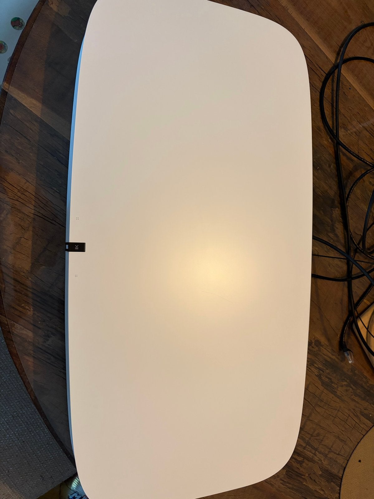 Sonos Playbase Soundbar Wit - Zo goed als nieuw, Audio, Tv en Foto, Luidsprekers, Zo goed als nieuw, Front, Rear of Stereo speakers