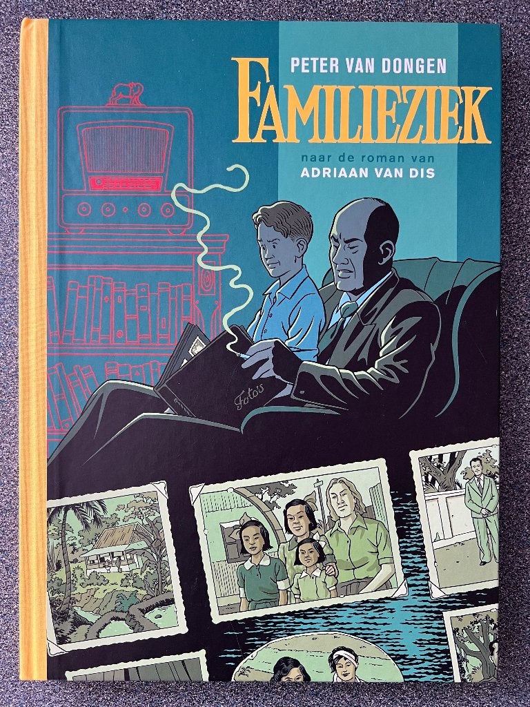 Stripboek Familieziek naar de roman van Adriaan van Dis, Eén stripboek, Ophalen of Verzenden, Zo goed als nieuw, Peter van Dongen | Adriaan van Dis